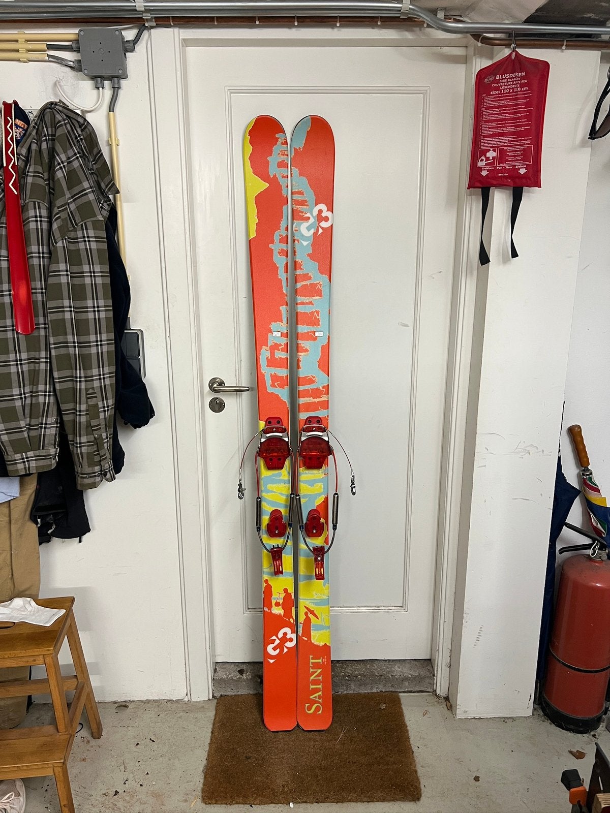 Nette G3 Saint Telemark ski’s met Targa bindingen 185cm, Sport en Fitness, Overige merken, 180 cm of meer, Ophalen of Verzenden