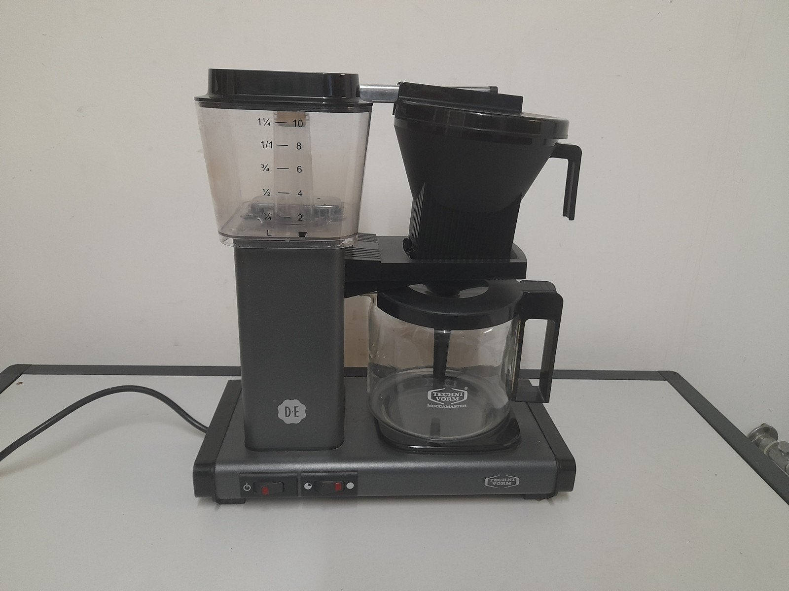 Douwe Egberts Moccamaster KBG 741 - Filter-koffiezetapparaat, Gebruikt, Koffiemachine, Gemalen koffie, Ophalen of Verzenden