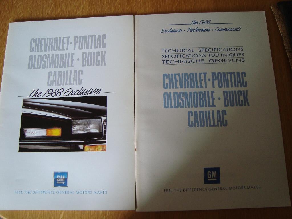 Chervolet- pontiac-oldsmobile- buick -cadilac 1988 incl tech, Ophalen of Verzenden, Nieuw