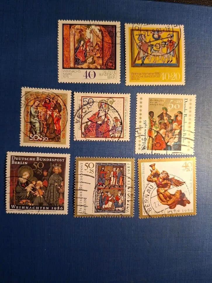 Postzegel Berlijn 1979 ev 8 Kerstzegels 24-04, Postzegels en Munten, Postzegels | Europa | Duitsland, Ophalen of Verzenden, BRD