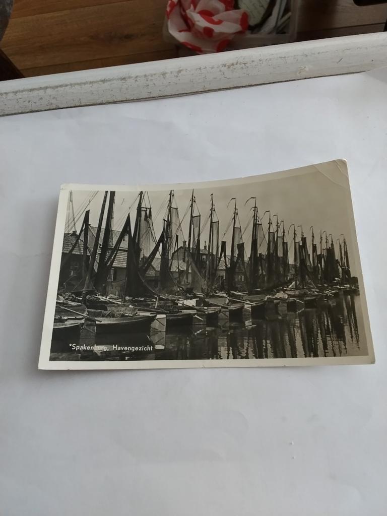 SPAKENBURG. HAVENGEZICHT. 1960, Ophalen of Verzenden, 1940 tot 1960, Zuid-Holland