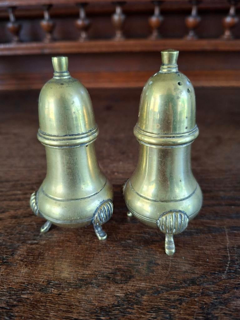 Gaaf *_* koperen peper en zout stelletje, Antiek en Kunst, Antiek | Koper en Brons, Ophalen of Verzenden, Koper