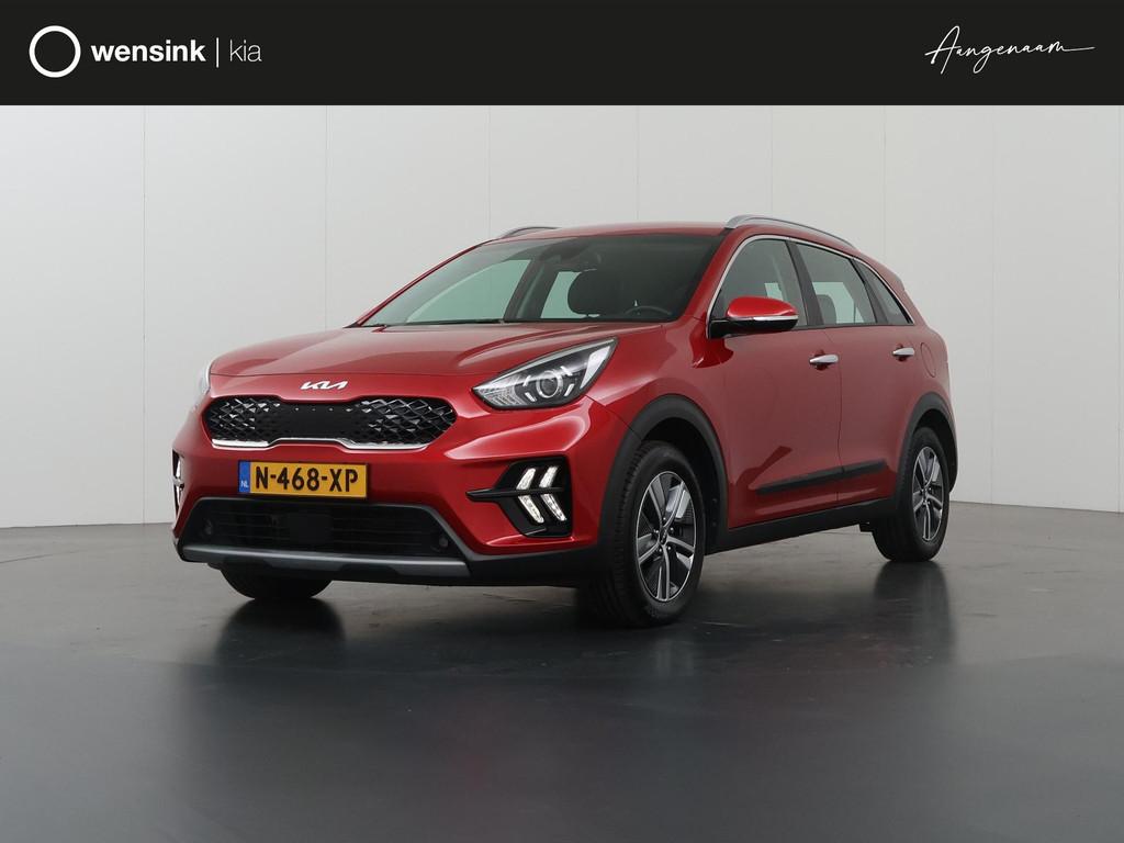Kia Niro 1.6 GDi Hybrid DynamicLine | Adaptieve Cruise Contr, Auto's, Kia, Gebruikt, Euro 6, 2 kWh, Leder en Stof