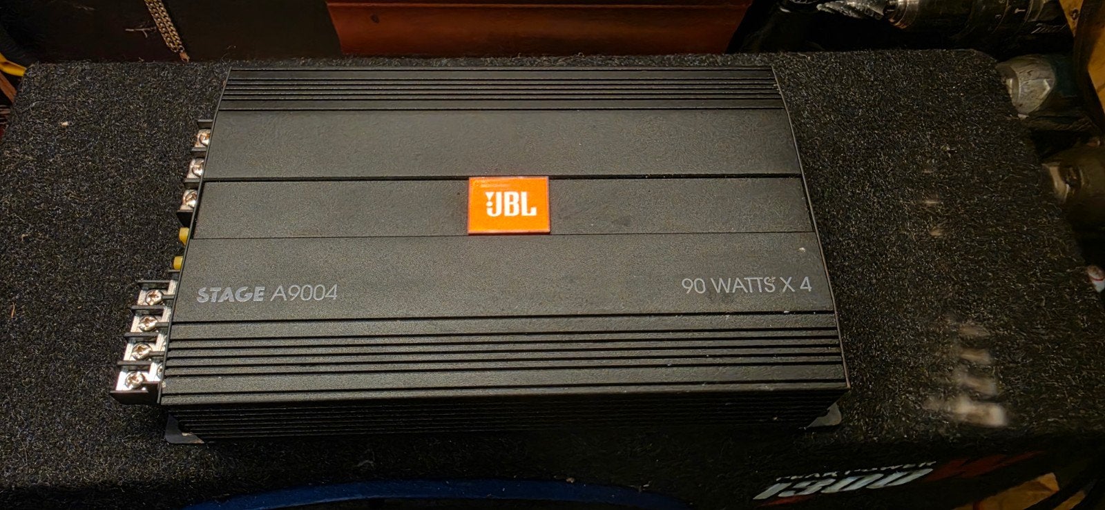 4 kanaals jbl versterker, Auto diversen, Ophalen of Verzenden, Gebruikt