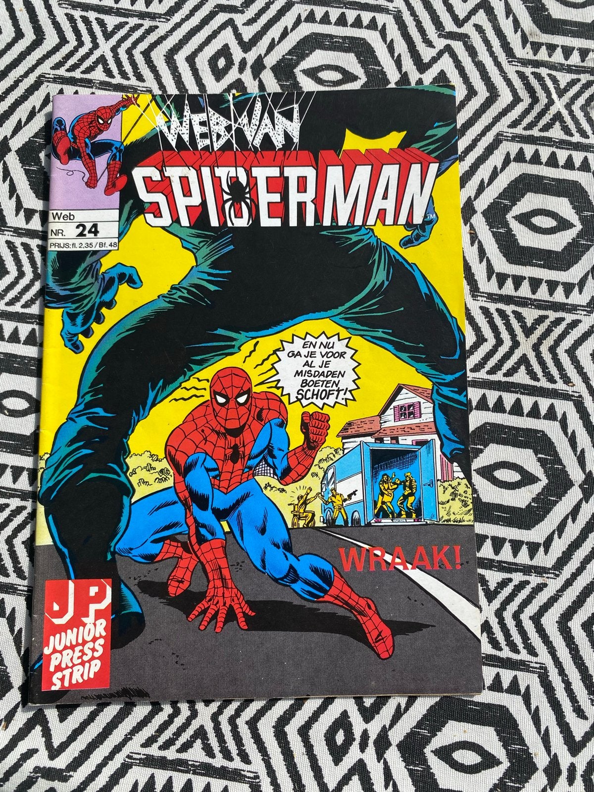 Web van Spiderman #24 - Wraak! (Junior Press 1988), Boeken, Eén stripboek, Ophalen of Verzenden, Nieuw