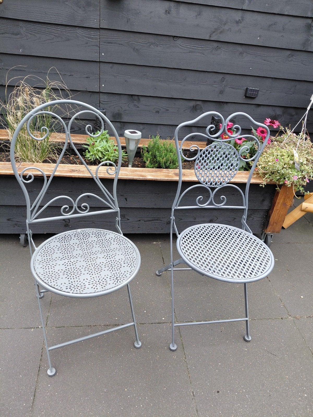 nieuwe bistro stoeltjes., 2 zitplaatsen, Overige materialen, Nieuw, Ophalen of Verzenden