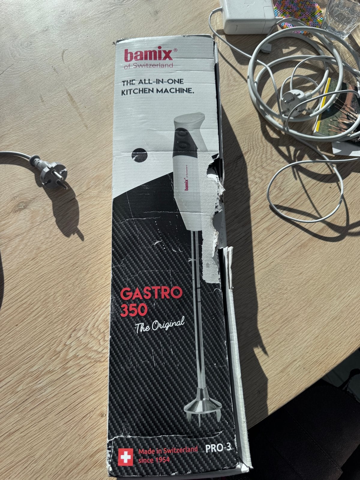 Bamix Gastro 350 PRO-3 Staafmixer - Zo goed als nieuw, 4 liter of meer, Ophalen of Verzenden, Zo goed als nieuw, 2 snelheden