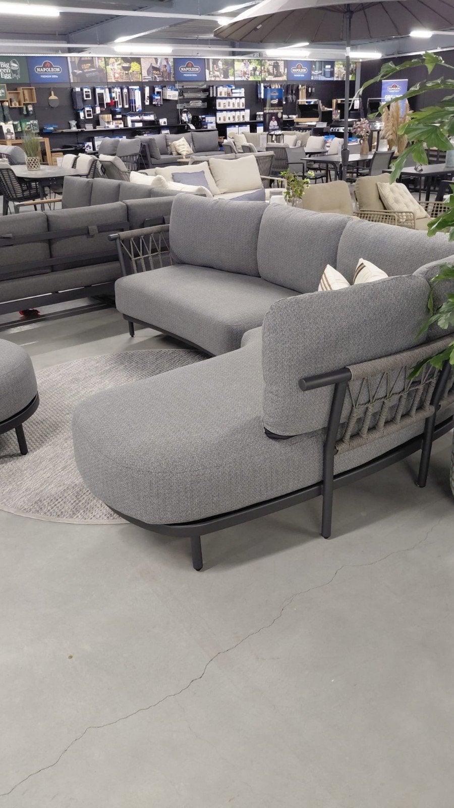 Fresca Lounge Set Antraciet - Tierra Outdoor (Actie!), Bank, Meer dan 8 zitplaatsen, Onbekend, Ophalen of Verzenden