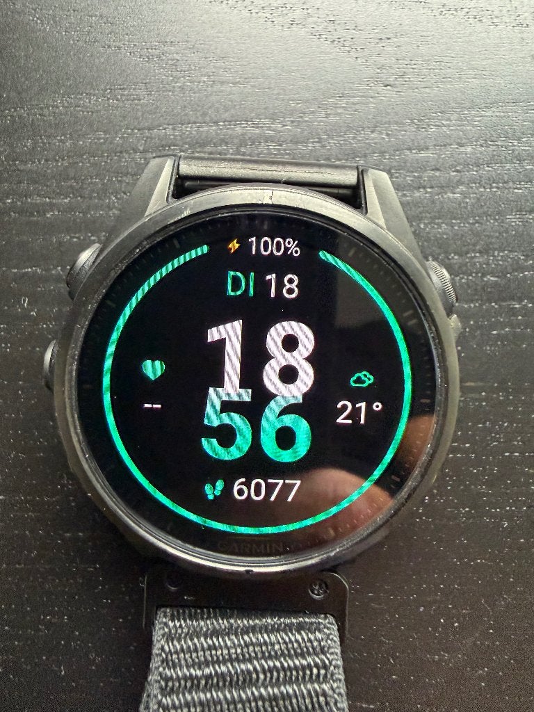 garmin Fenix 8 43 mm Sapphire, Gebruikt, Zwart, Ophalen of Verzenden, Hoogte