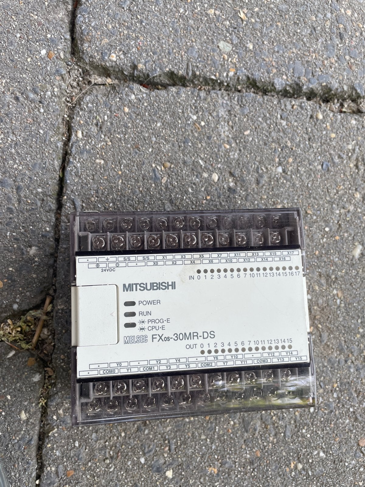 Mitsubishi MELSEC FX0S-30MR-DS PLC, Ophalen, Gebruikt