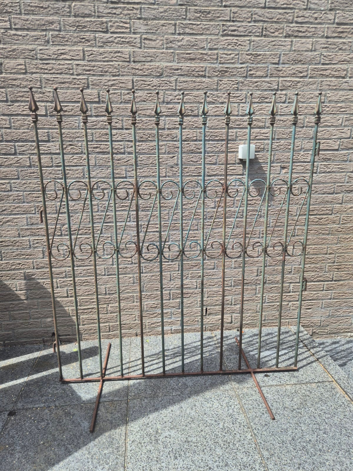 Stalen sierhek breedte 120cm hoogte 135cm, Ophalen, IJzer