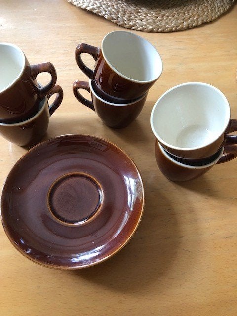 servies boch villeroy vintage, Ophalen of Verzenden, Porselein, Overige stijlen, Kop(pen) en/of Schotel(s)