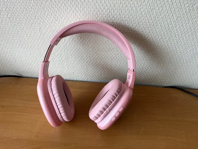 Roze koptelefoon, Ophalen of Verzenden, Zo goed als nieuw, Overige merken