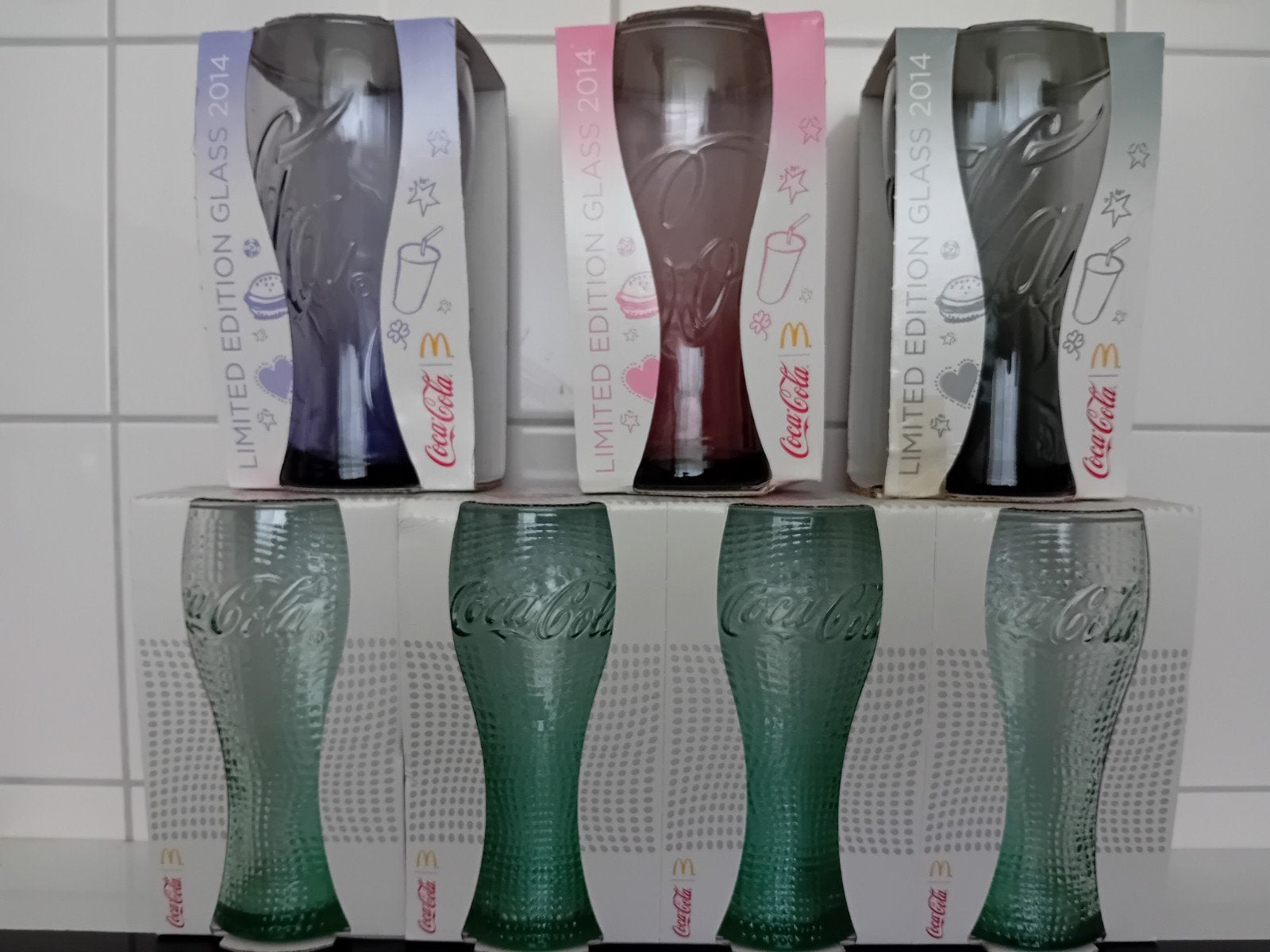 Coca-Cola Limied Edition glazen. Nieuw., Verzamelen, Glas en Borrelglaasjes, Ophalen, Nieuw, Frisdrankglas