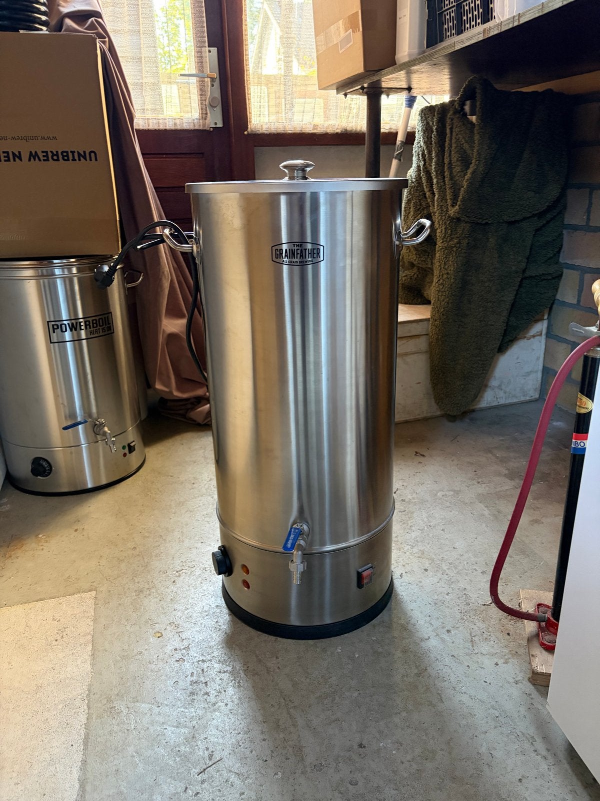 Grainfather 40 liter spoelwater ketel nieuw, Ophalen of Verzenden, Nieuw
