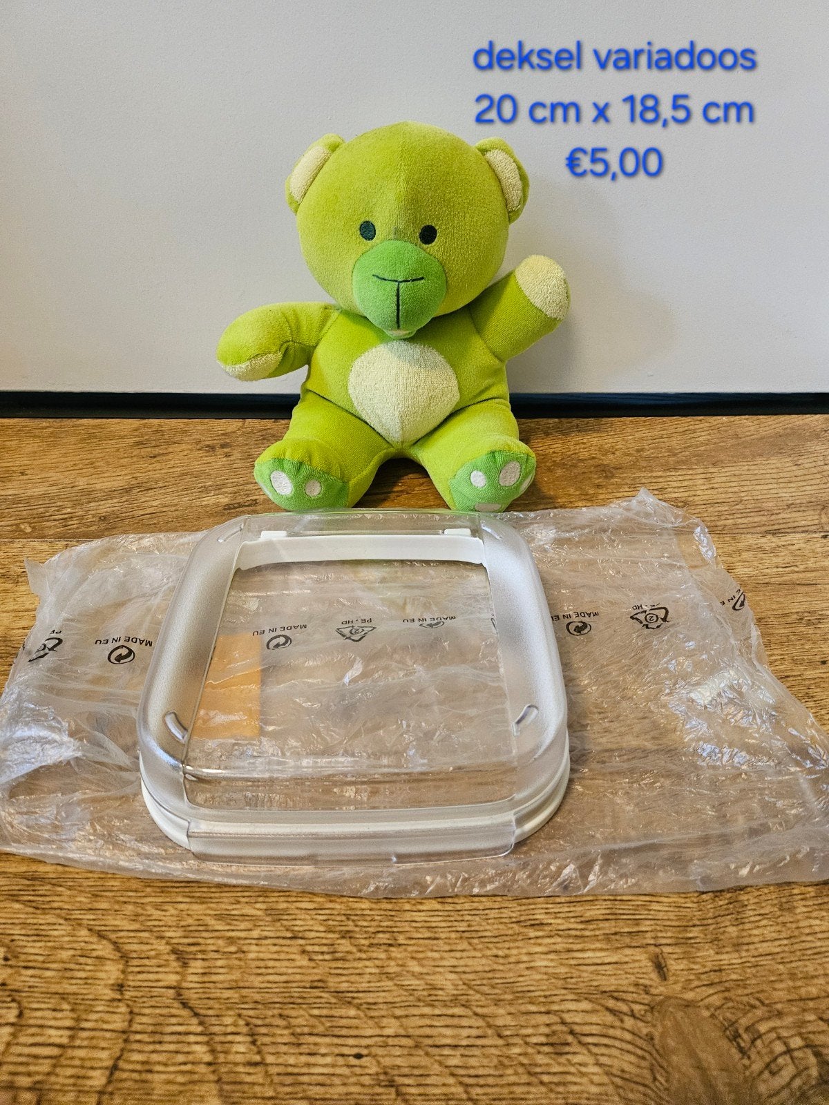 Tupperware deksel variadoos - 20 cm x 18,5 cm, Huis en Inrichting, Ophalen of Verzenden, Nieuw, Wit, Overige typen