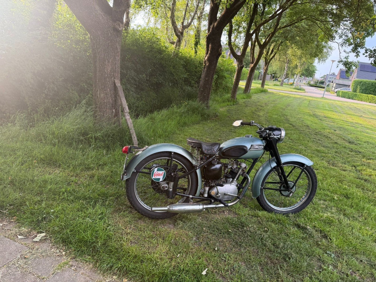 triumph tiger cub 1955/200cc 4-takt  1cilinder op kenteken, Motoren, Motoren | Oldtimers, Gebruikt, Overig, 11 kW of minder, Minimaal motorrijbewijs A2
