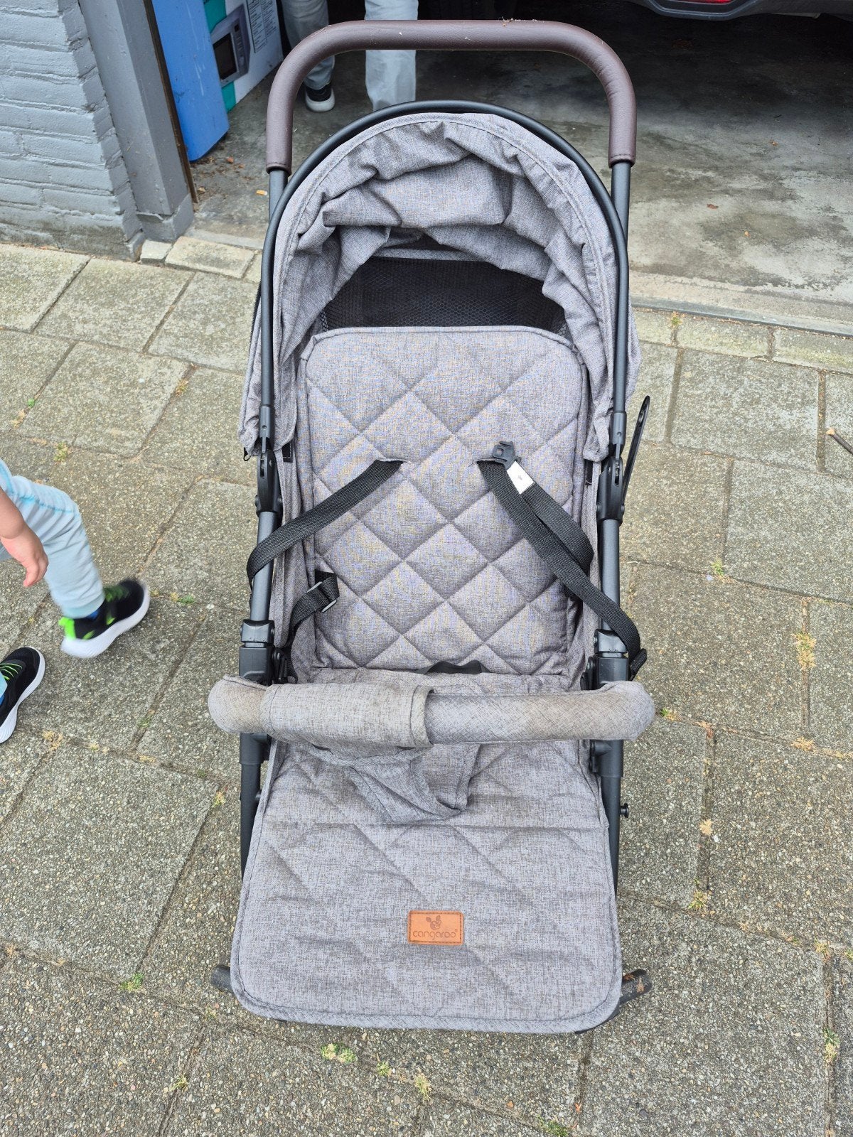 Cangaroo opvouwbare kinderwagen - Grijs, Ophalen