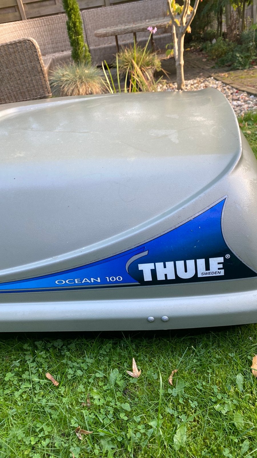 Dakkoffer Thule ocean 100 in zeer goede gebruikte staat, Ophalen, Gebruikt