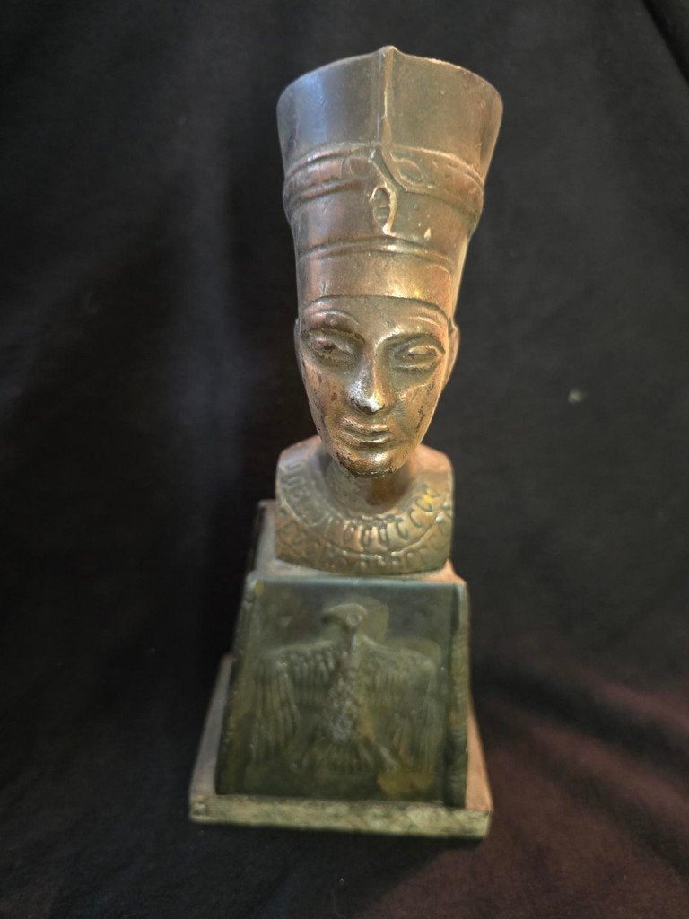 Egyptische beeldje van Nefertiti, Verzamelen, Beelden en Beeldjes, Ophalen of Verzenden, Zo goed als nieuw, Mens