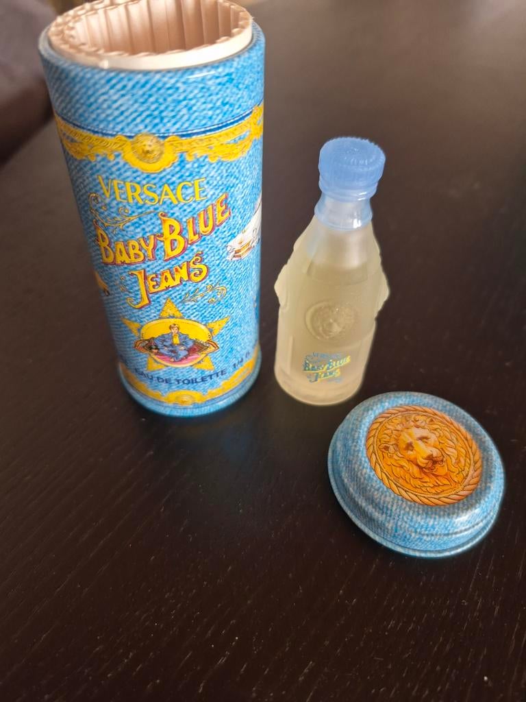 Versace Baby Blue Jeans Eau de Toilette - Vintage, Ophalen of Verzenden, Gebruikt
