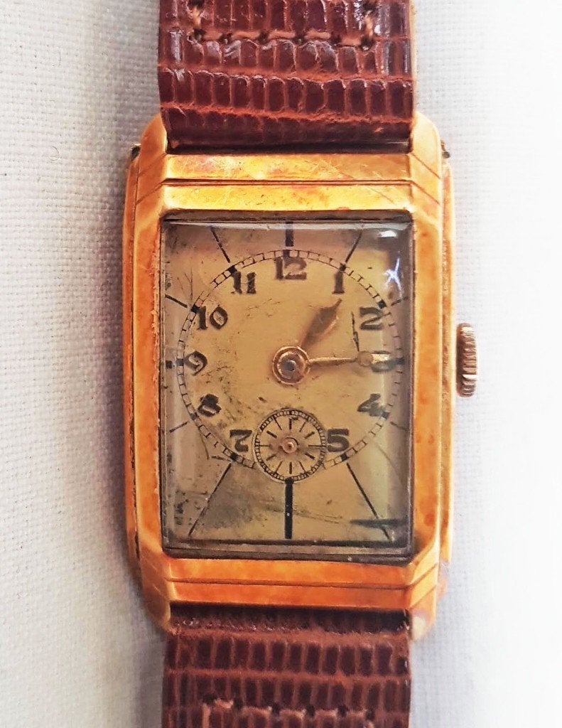 Pols dames14 kt goud Art Deco, Ophalen of Verzenden, Goud, Armband