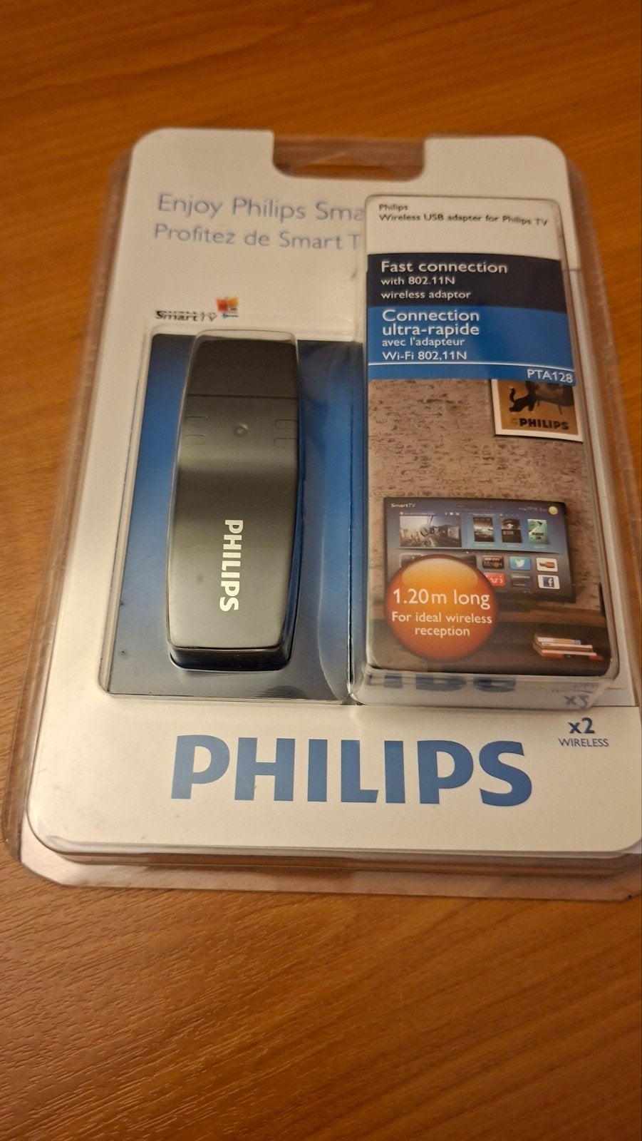Philips Wireless USB Adapter PTA128 voor Smart TV, Ophalen of Verzenden, Nieuw, Minder dan 2 meter, Overige kabels