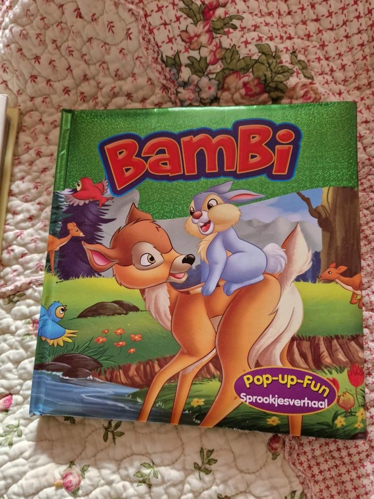 Bambi Pop-Up Sprookjesverhaal Boek, Boeken, Ophalen of Verzenden, Zo goed als nieuw, Walt Disney
