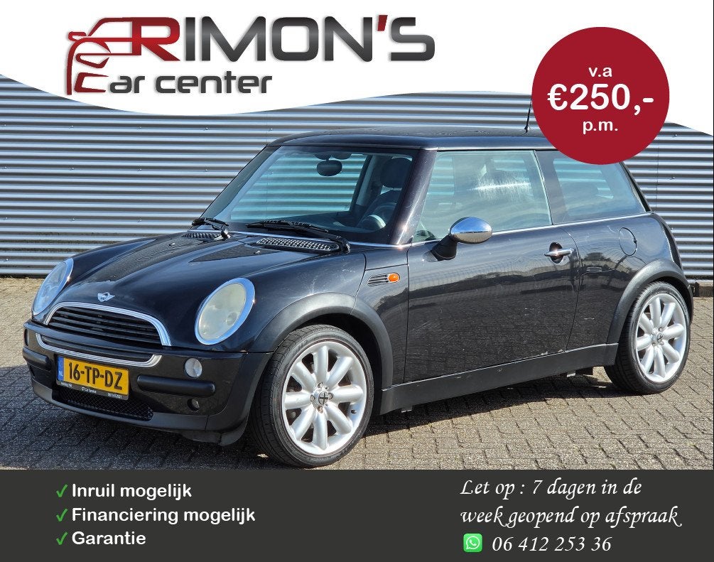 Mini Mini 1.6 One Salt Nieuw Koppeling set Airco, Auto's, Mini, Voorwielaandrijving, 15 km/l, Gebruikt, 4 cilinders