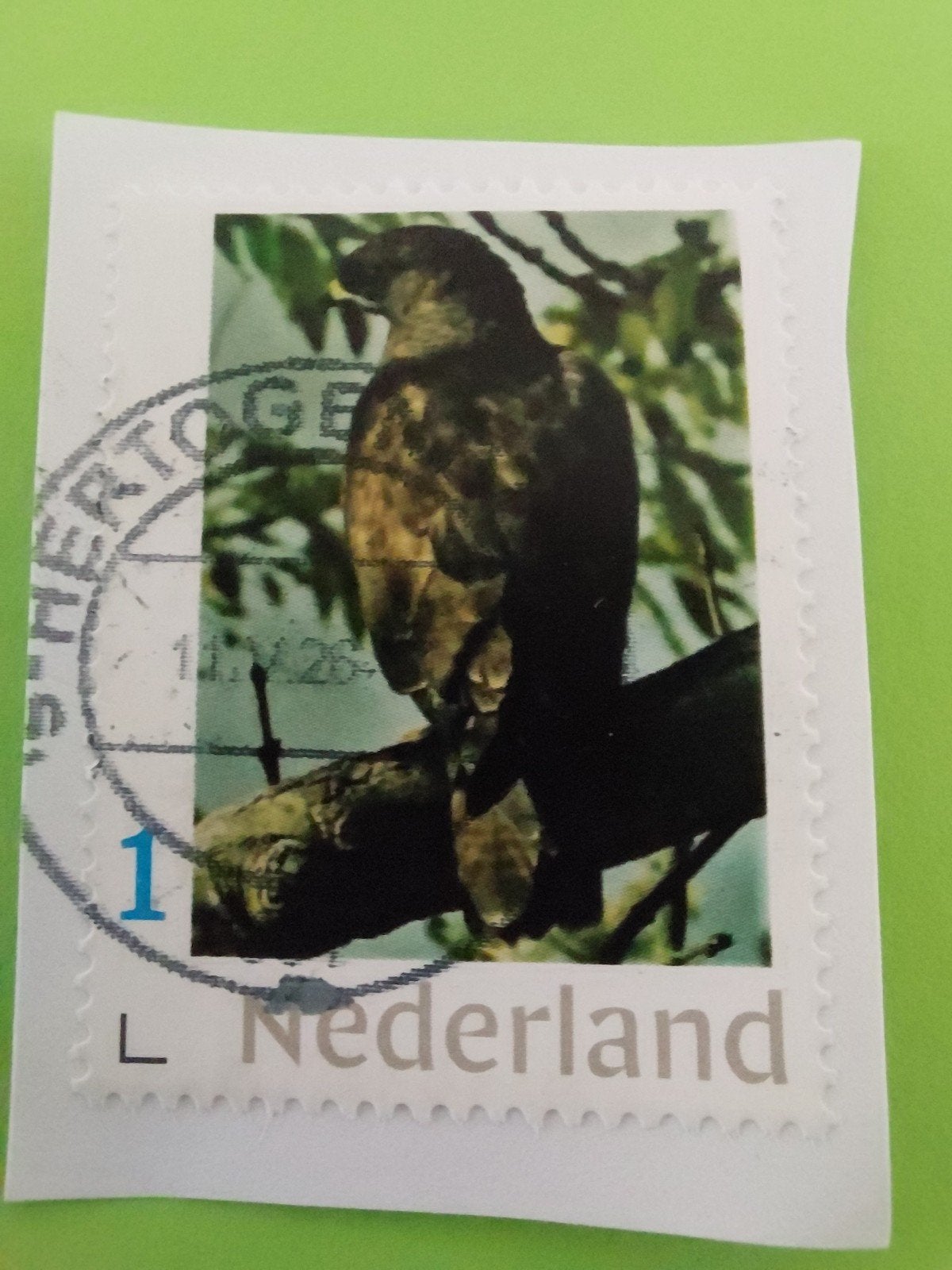 Nederland onafgeweekte postzegel, Verzenden