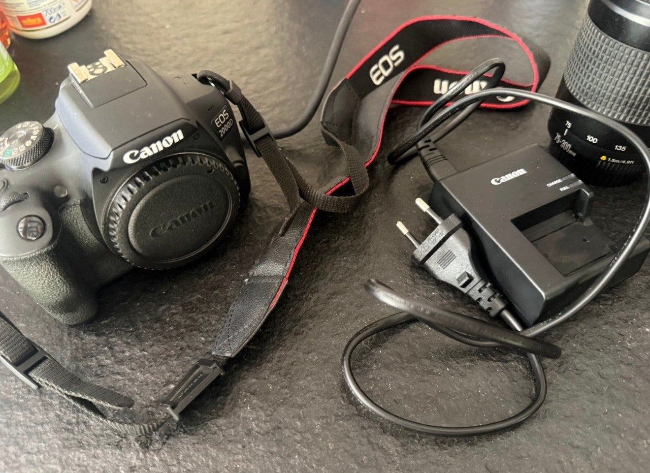 Canon camera met lens, Ophalen of Verzenden