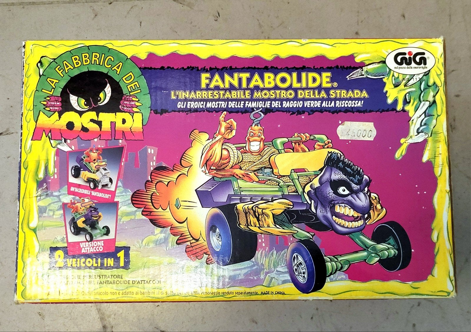 Creepy Crawlers Fantabolide Monster Truck Italiaanse Uitgave, Verzamelen, Poppetjes en Figuurtjes, Ophalen of Verzenden, Nieuw