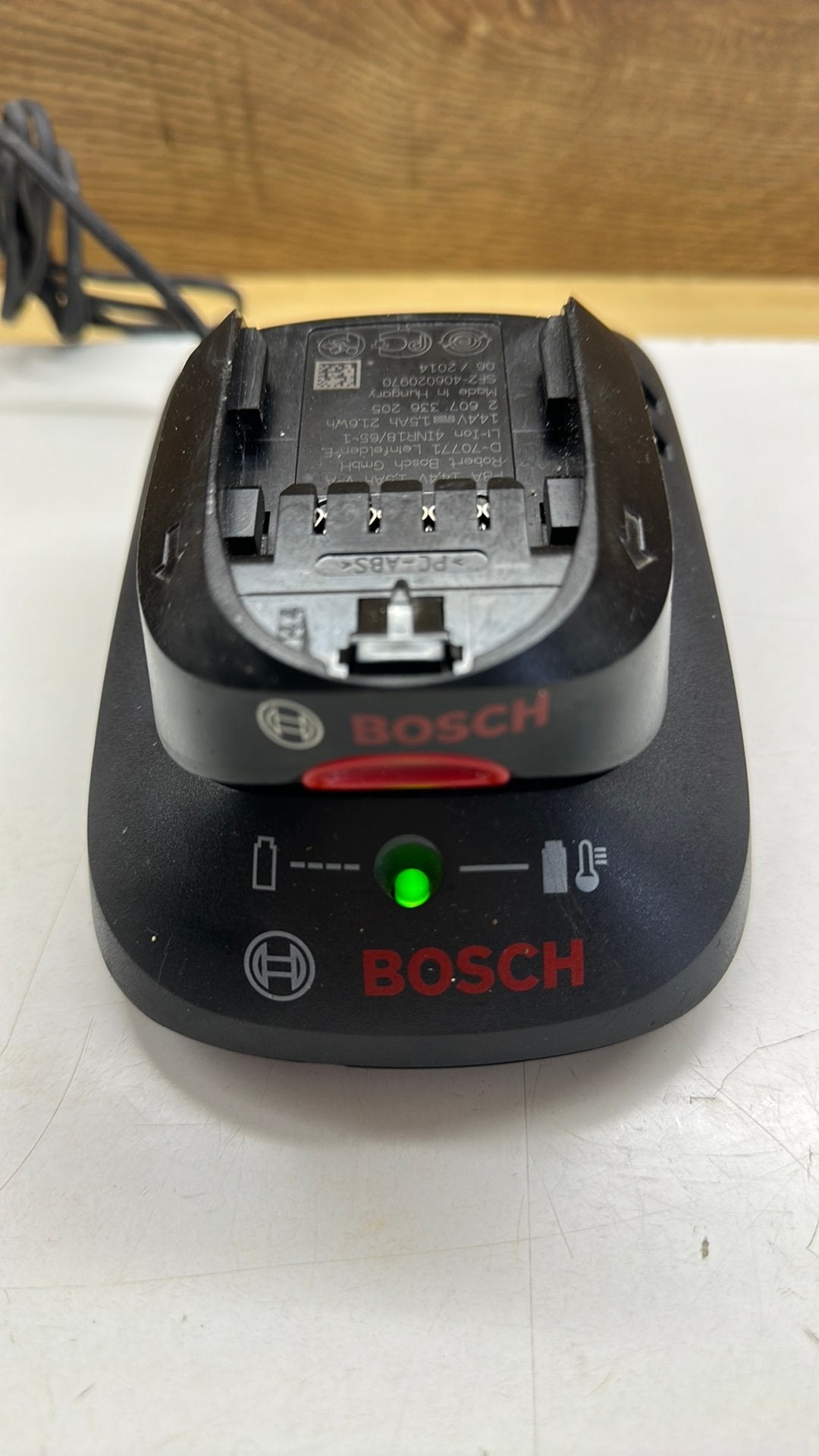 Bosch acculader met accu, Ophalen of Verzenden, Gebruikt, Overige typen