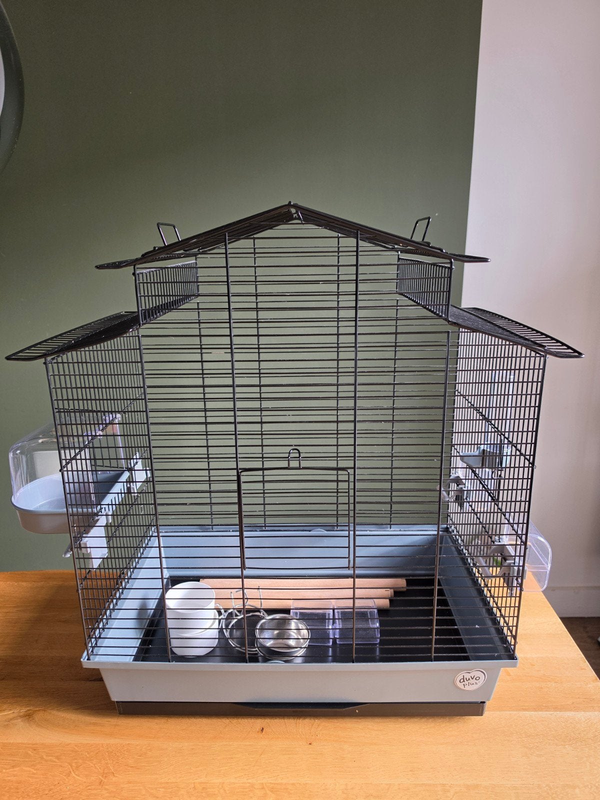 Vogelkooi Duvo plus, Ophalen, Gebruikt, Metaal, Vogelkooi