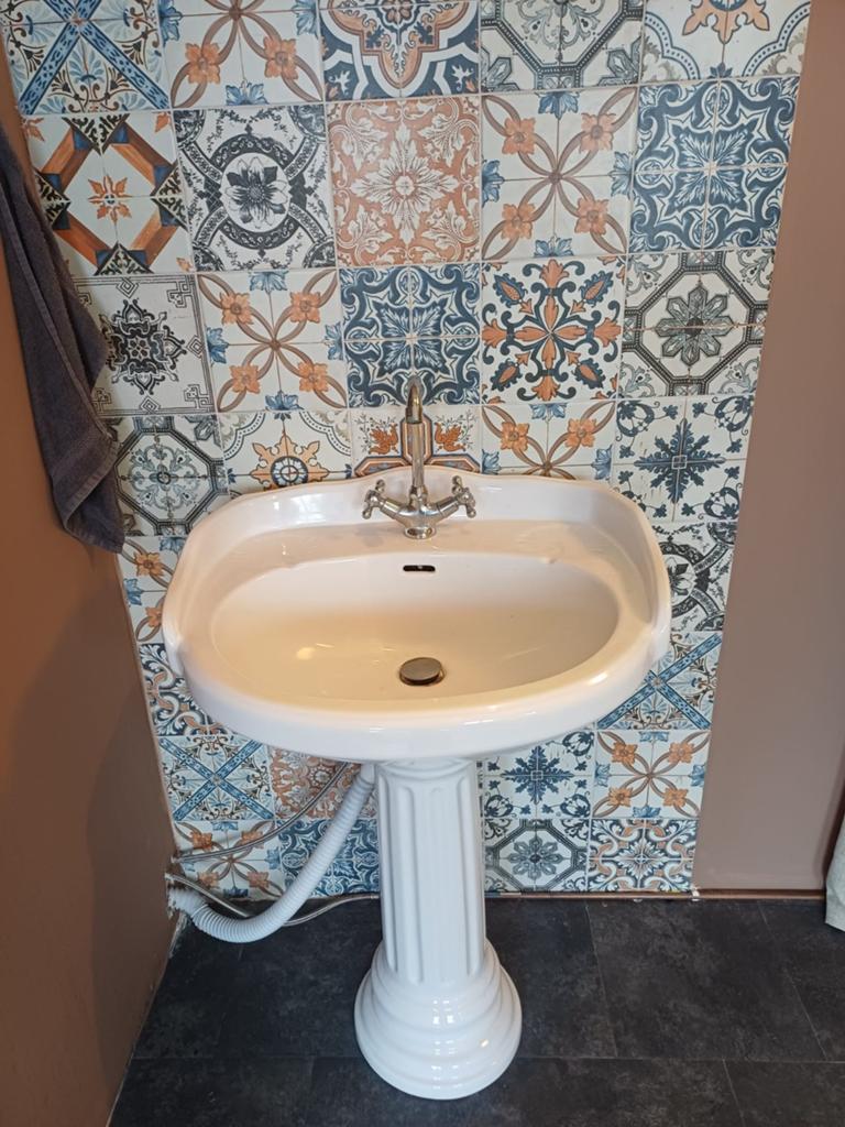 Oud Engelse wastafel, Ophalen, 50 tot 100 cm, Minder dan 100 cm, Wasbak of Wastafel
