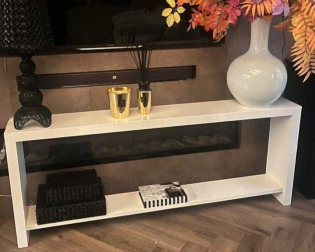 sidetable televisie meubel wit tafel, Ophalen, 25 tot 50 cm, 50 tot 100 cm, Minder dan 100 cm