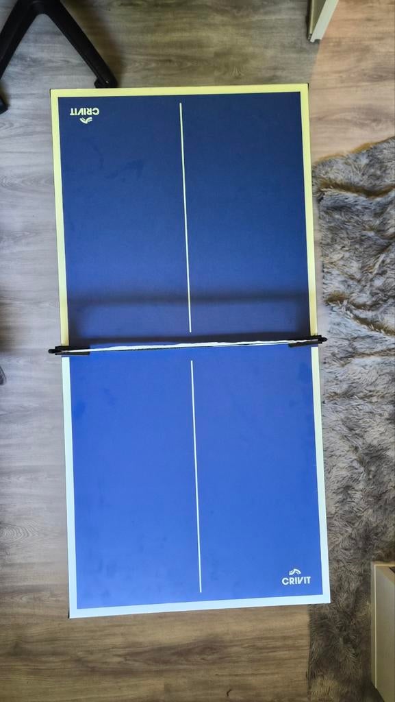 Compacte pingpongtafel 91x45x77cm (zonder batjes), Ophalen of Verzenden, Gebruikt, Tafel Indoor