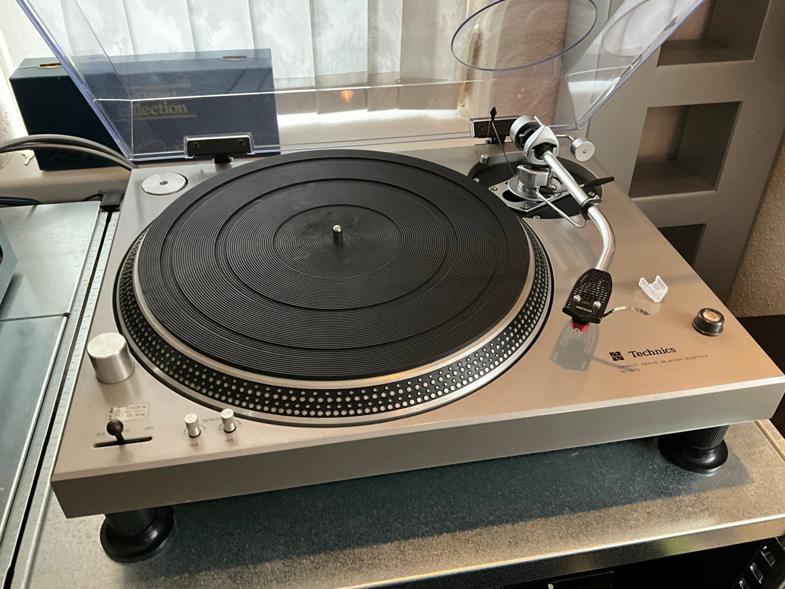 Technics SL-120 platenspeler met SME 3009 arm en AT-VM95ML, Ophalen, Gebruikt, Platenspeler, Technics