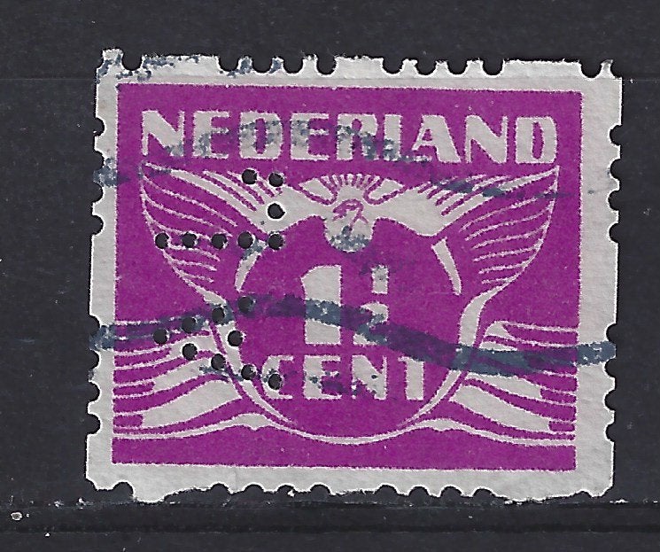 Roltanding 35 perfin AL 1928 OP ZOEK NAAR ROLTANDING ? KIJK, Ophalen of Verzenden, T/m 1940, Gestempeld