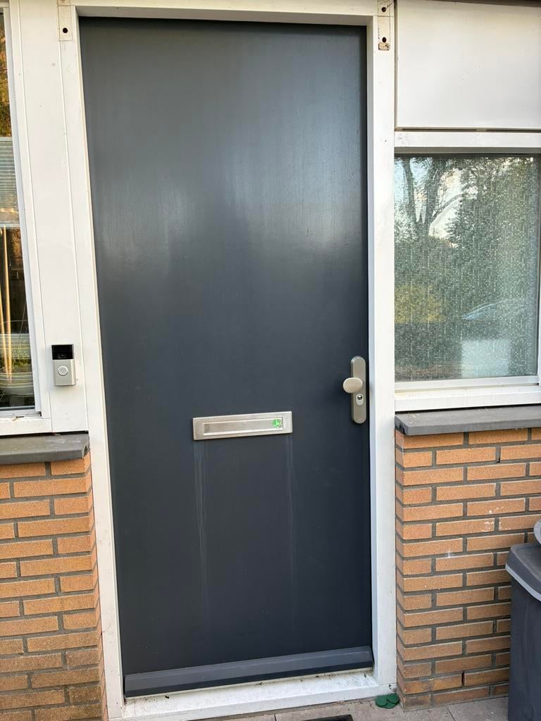 Voordeur, Doe-het-zelf en Verbouw, Kozijnen en Schuifpuien, Deurkozijn, Zo goed als nieuw, 150 tot 225 cm, Hout