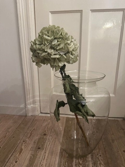 vazen, Ophalen, 47 cm, Transparant, Glas