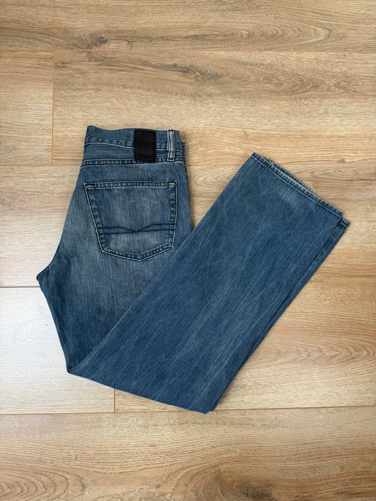 Hugo Boss Jeans Blauw Maat 32/32, Ophalen of Verzenden, Zo goed als nieuw, Blauw, W32 (confectie 46) of kleiner