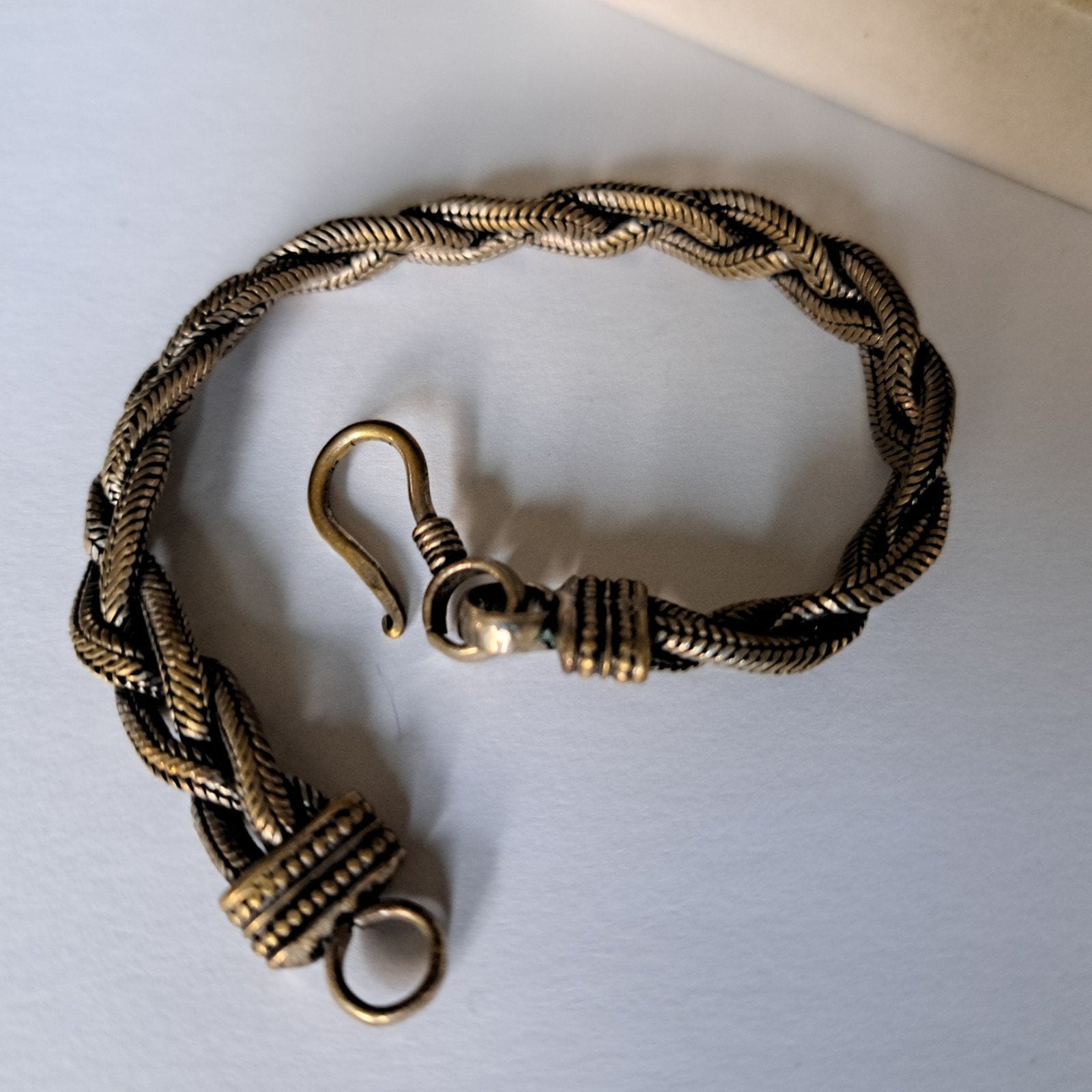 Oosterse armband gevlochten, Sieraden, Tassen en Uiterlijk, Verzenden, Zilver