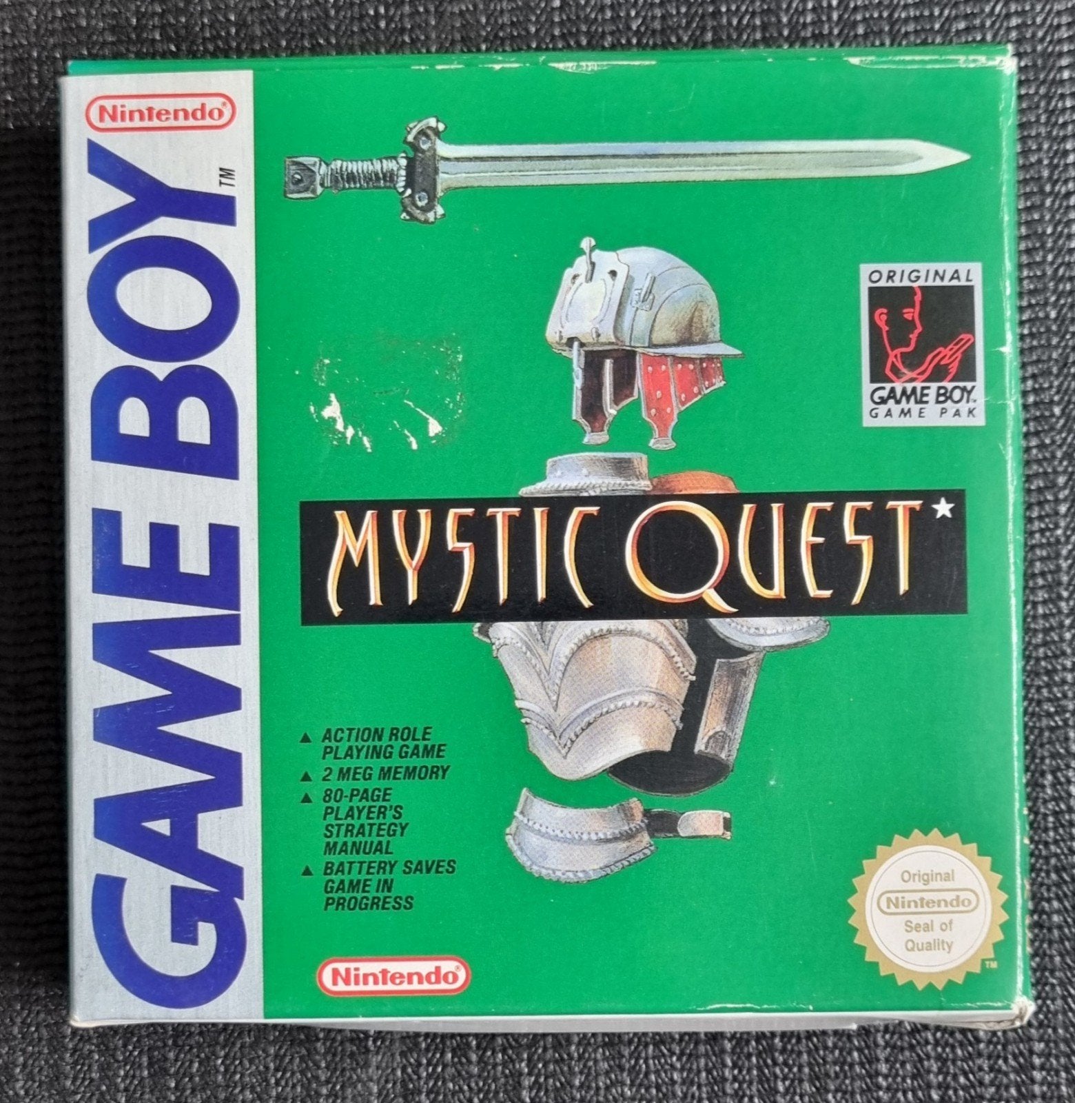 Mystic Quest Game Boy (CIB) - Zeldzaam en Compleet!, Spelcomputers en Games, Games | Nintendo Game Boy, Avontuur en Actie, 1 speler