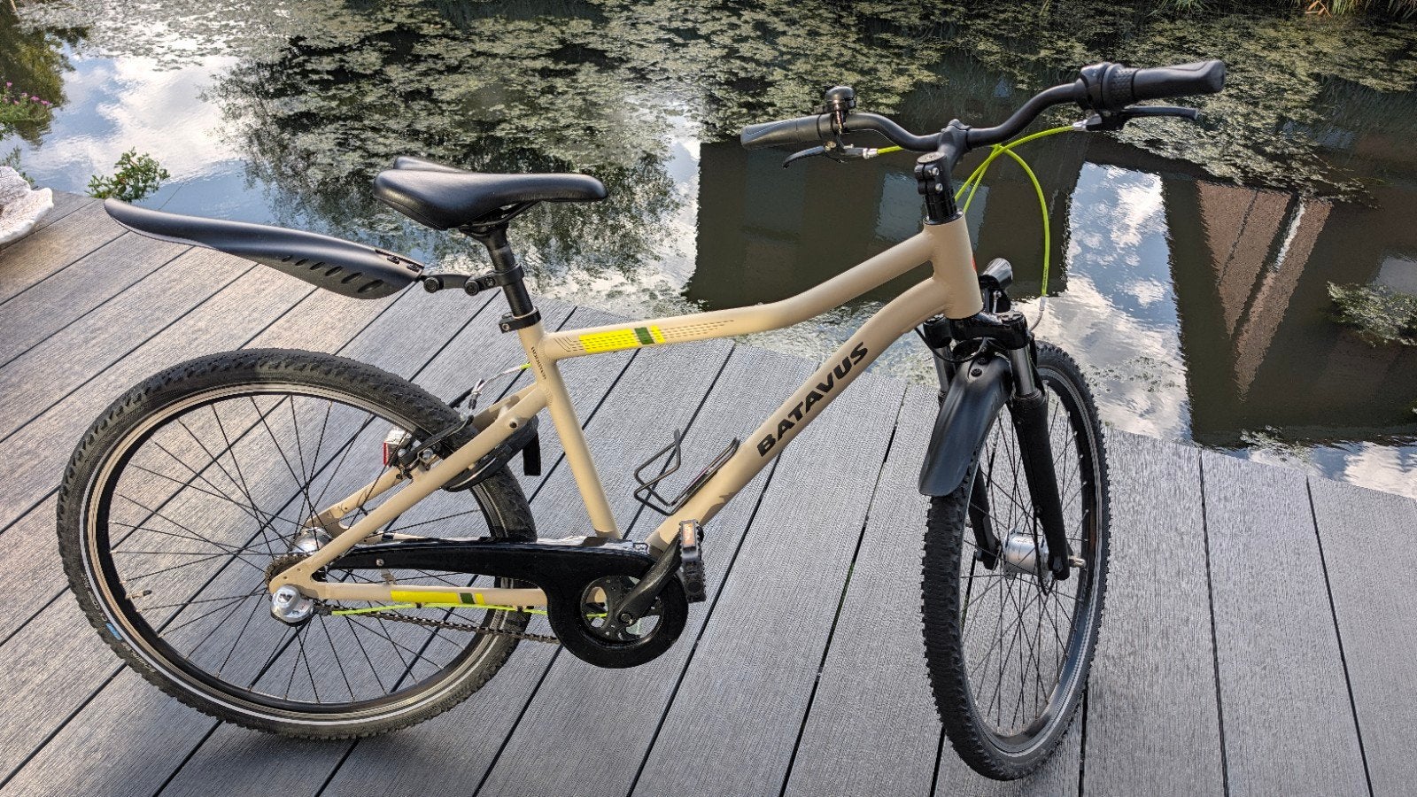 Batavus Booster 26 inch kinderfiets met 3 versnellingen, Ophalen, Terugtraprem, Gebruikt, Versnellingen