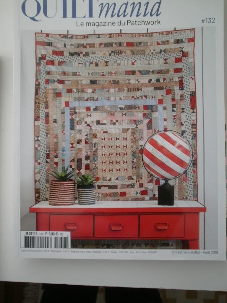Quilt mania, quiltmania, quilt tijdschrift, Franse tekst, Ophalen of Verzenden, Zo goed als nieuw