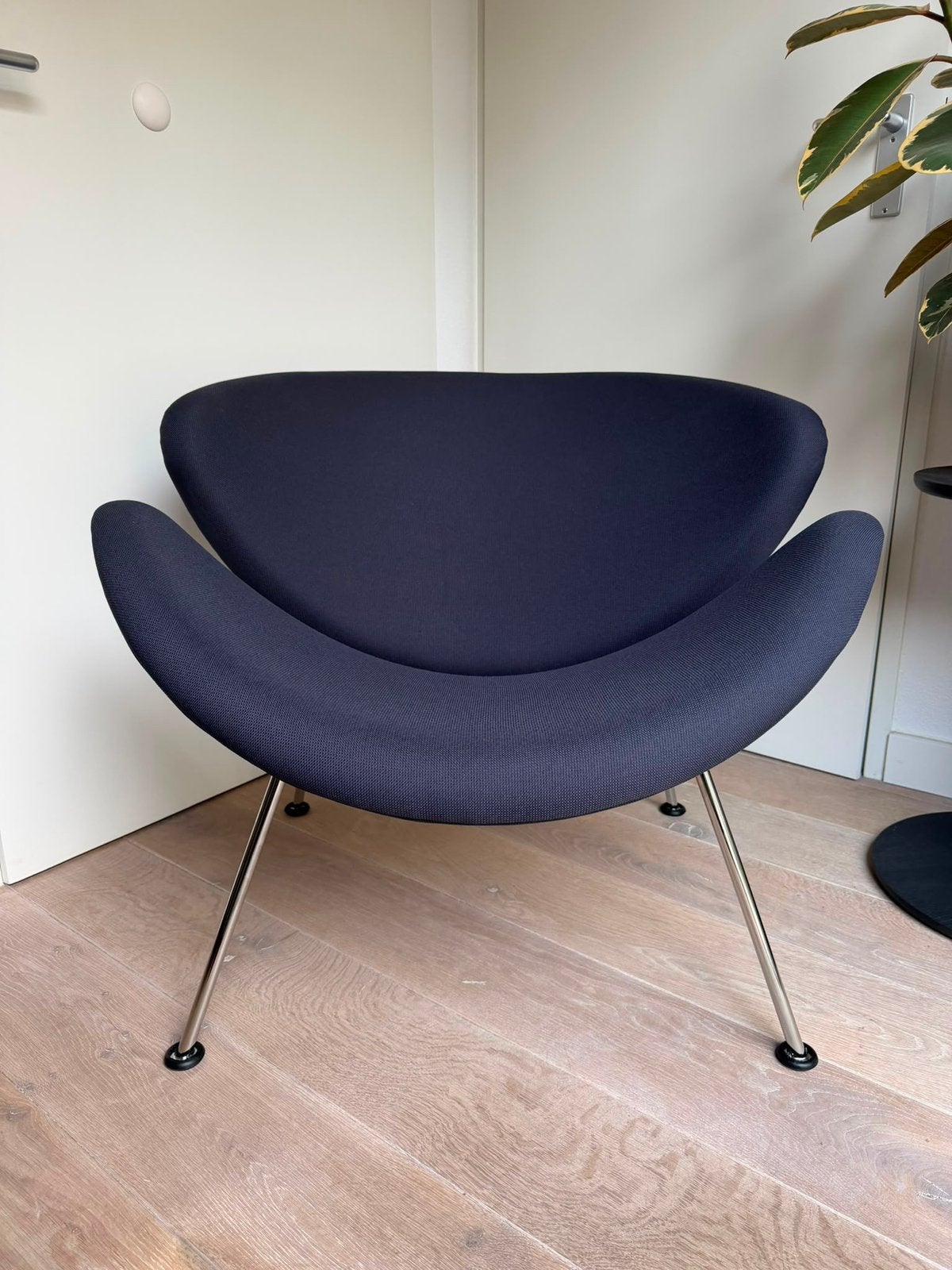 Artifort Orange Slice - laag model - verchroomd frame, Huis en Inrichting, Fauteuils, Ophalen, Zo goed als nieuw, 75 tot 100 cm