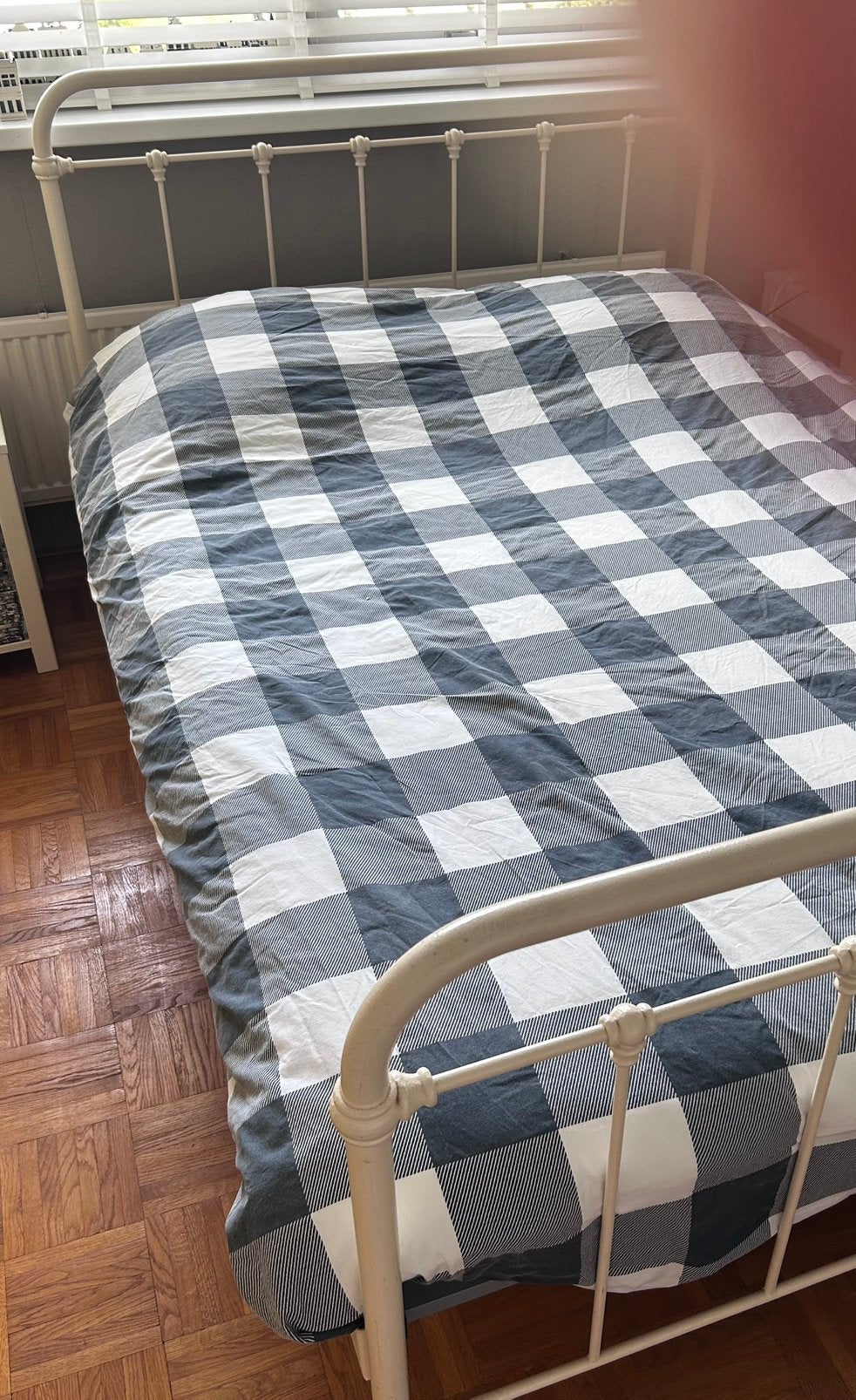 Tweepersoonsbed/twijfelaar 1.40 x 2.00, Ophalen of Verzenden, Gebruikt, Twijfelaar, 140 cm