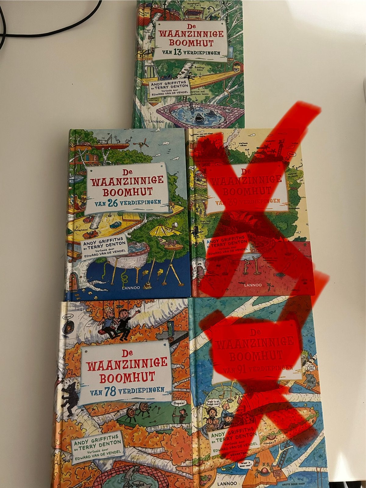 De Waanzinnige Boomhut boeken - 3 delen, Boeken, Ophalen, Gelezen, Fictie algemeen