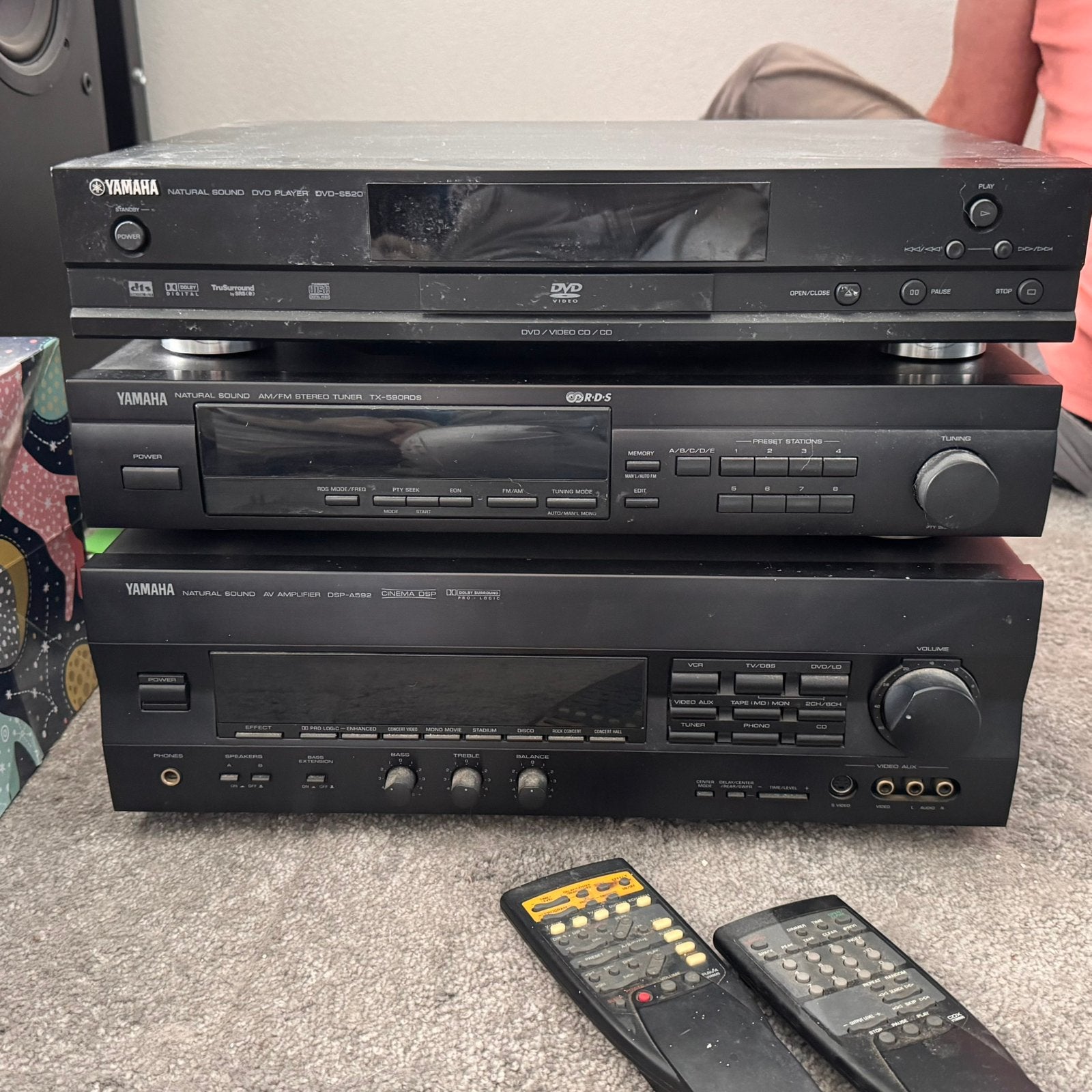 Yamaha stereo-set (drie losse componenten), Gebruikt, Losse componenten, Tuner of Radio, Ophalen